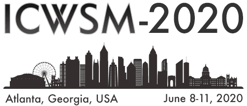 Logo for ICWSM 2020 Conference